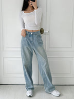 Wide Denim Pants