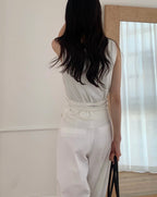 Soft Wrap Sleeveless Top