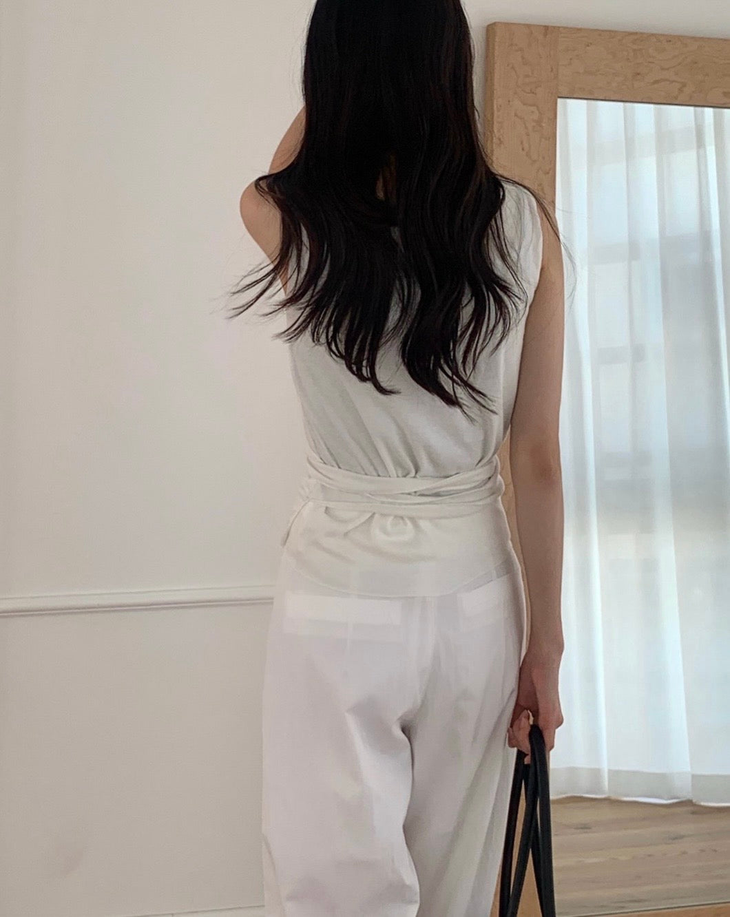 Soft Wrap Sleeveless Top