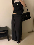 Draped Long Skirt