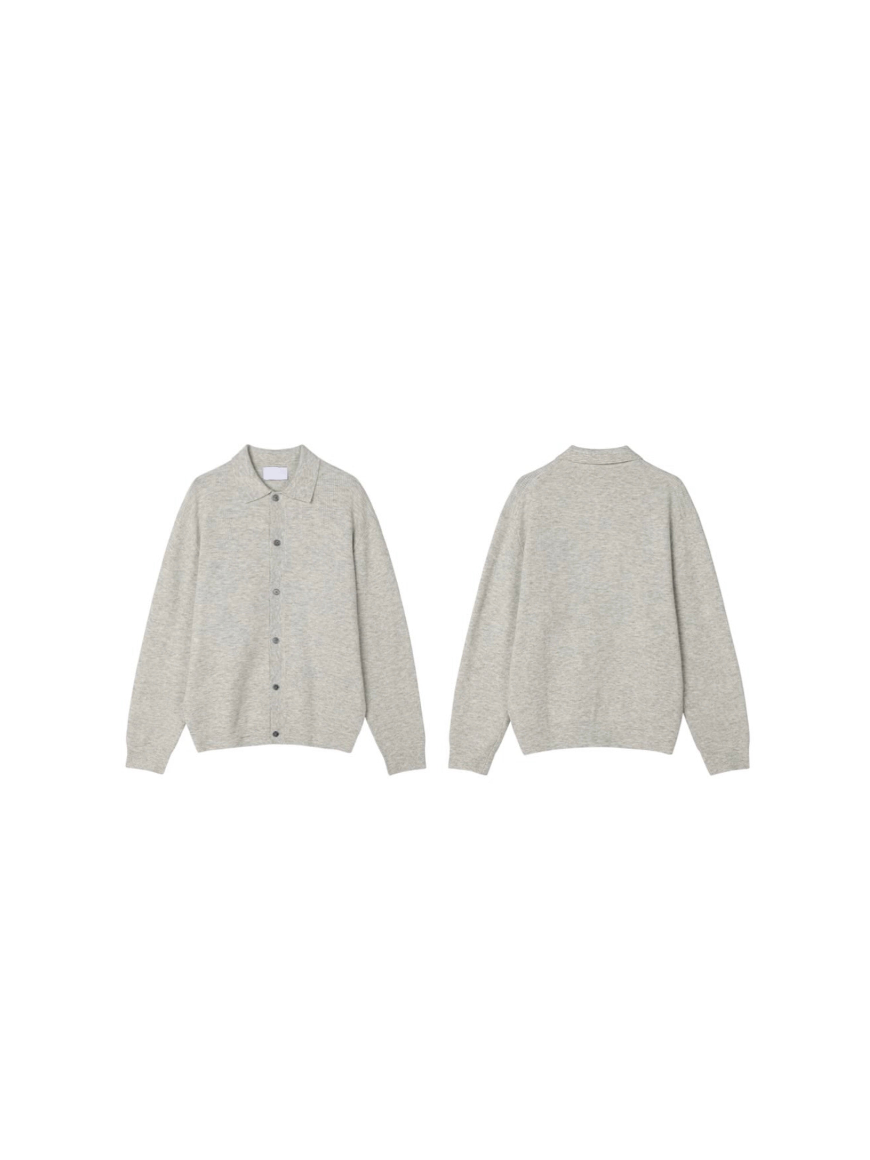 Classic Button Collar Knit