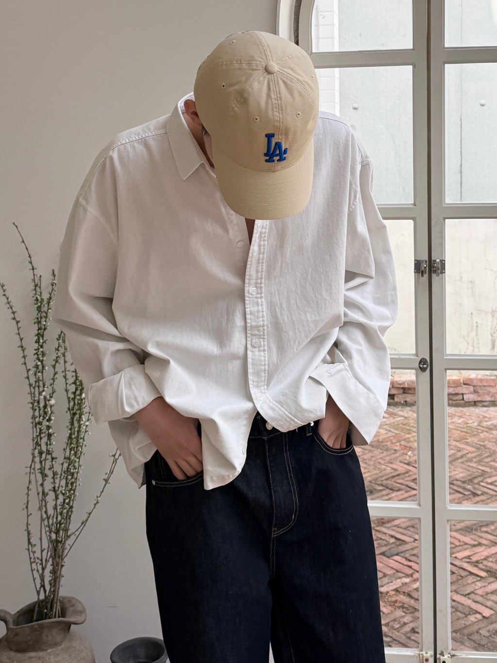 Washed Wide Denim