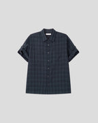 Check Roll-Up Half Shirt