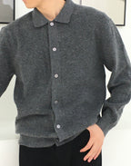 Classic Button Collar Knit