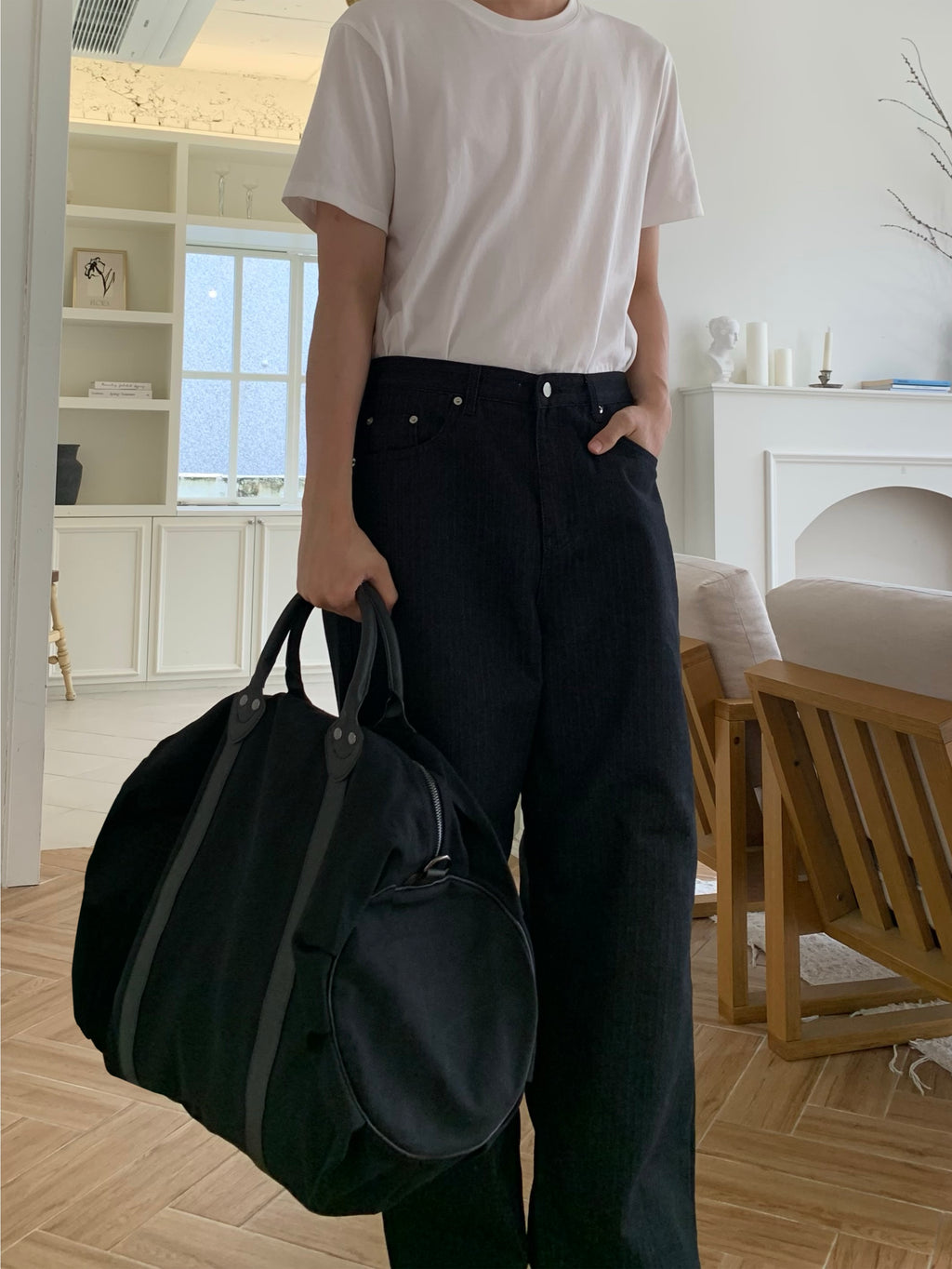Canvas Boston Bag