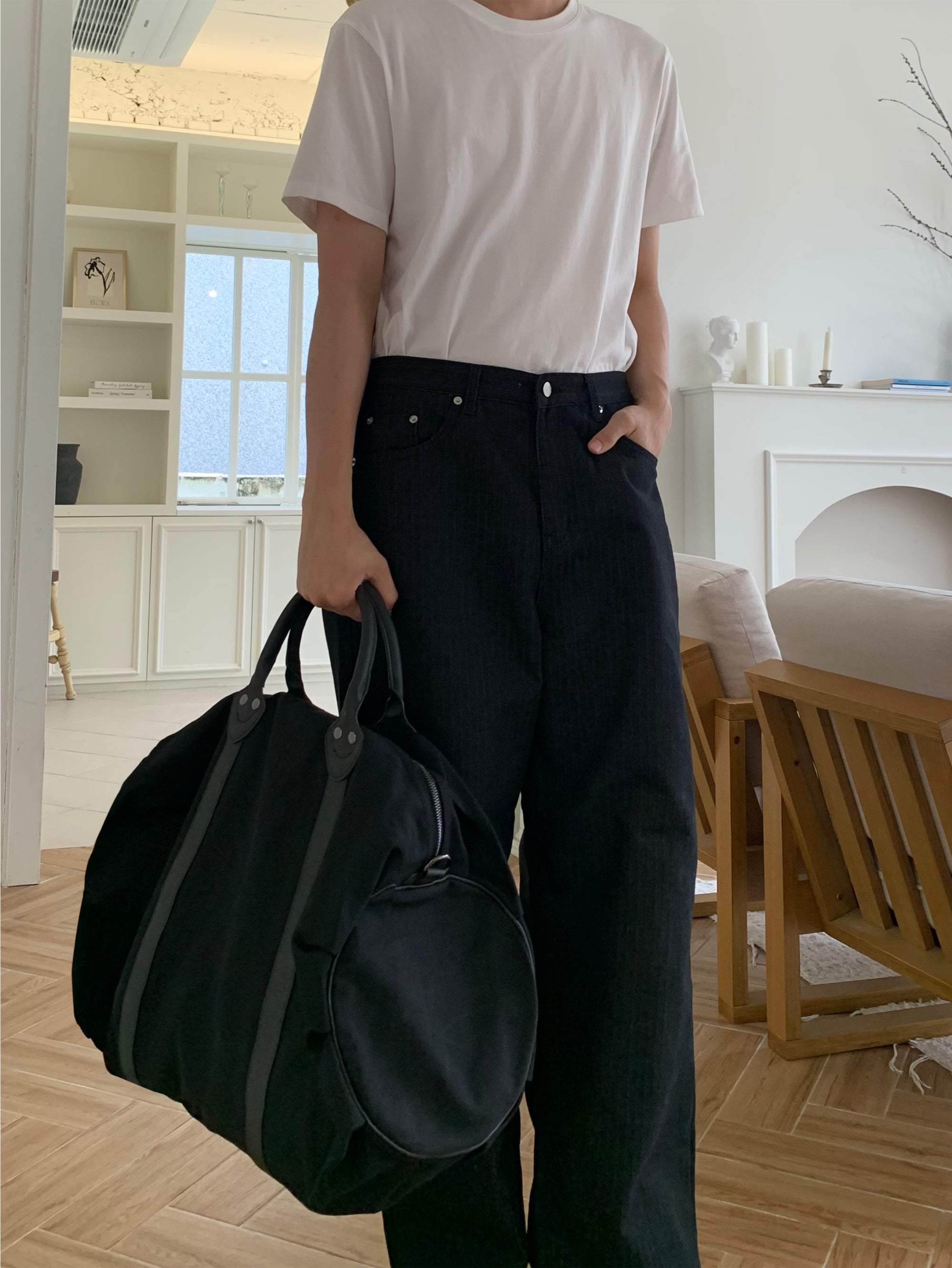 Canvas Boston Bag
