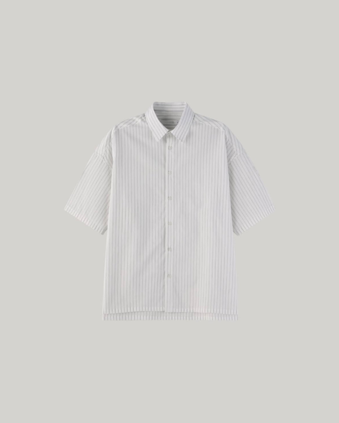Striped Roll-Up Half Shirt
