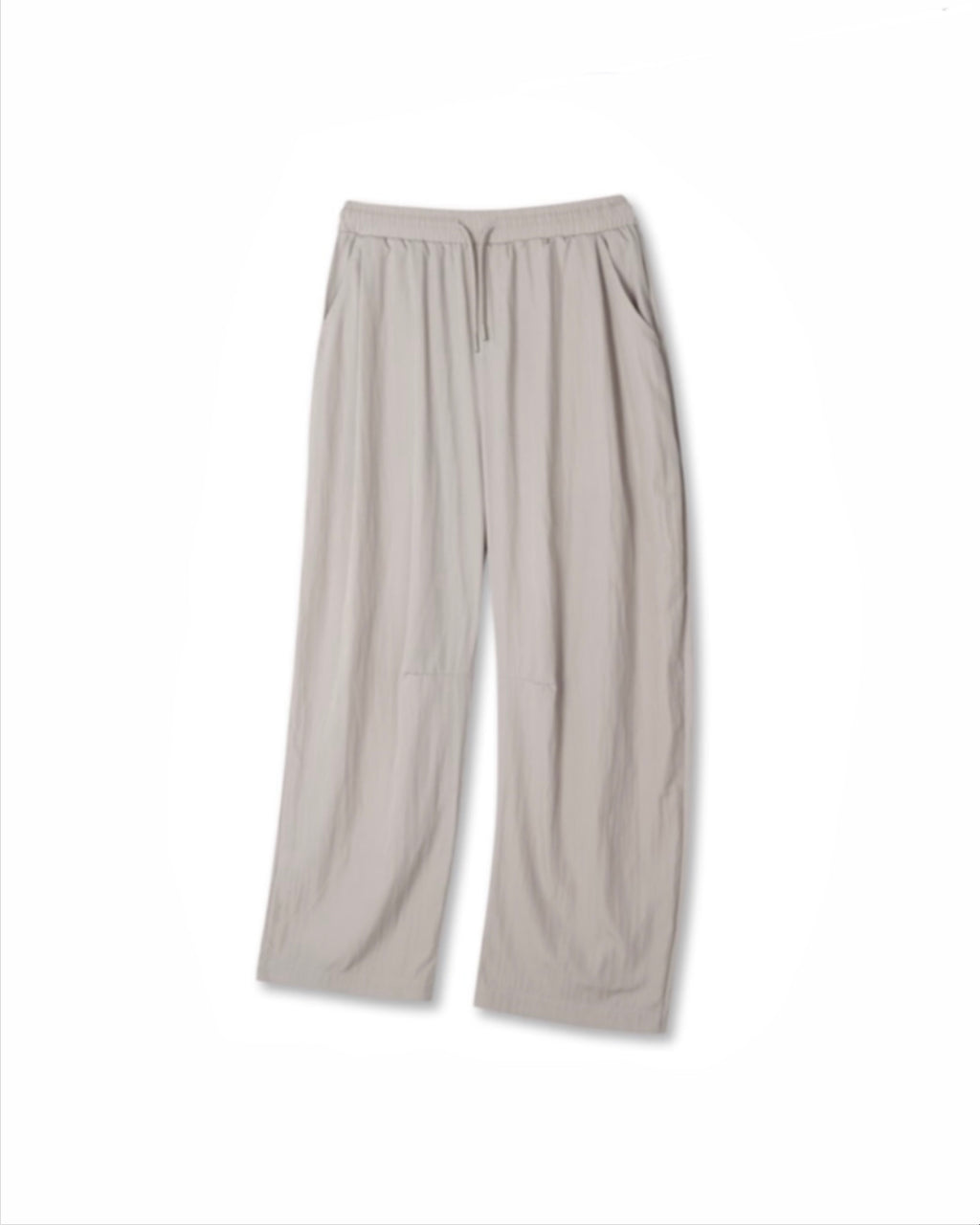 Nylon Wide-Leg Pants