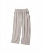 Nylon Wide-Leg Pants