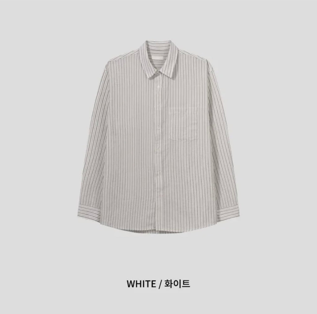 Striped Seersucker Shirt