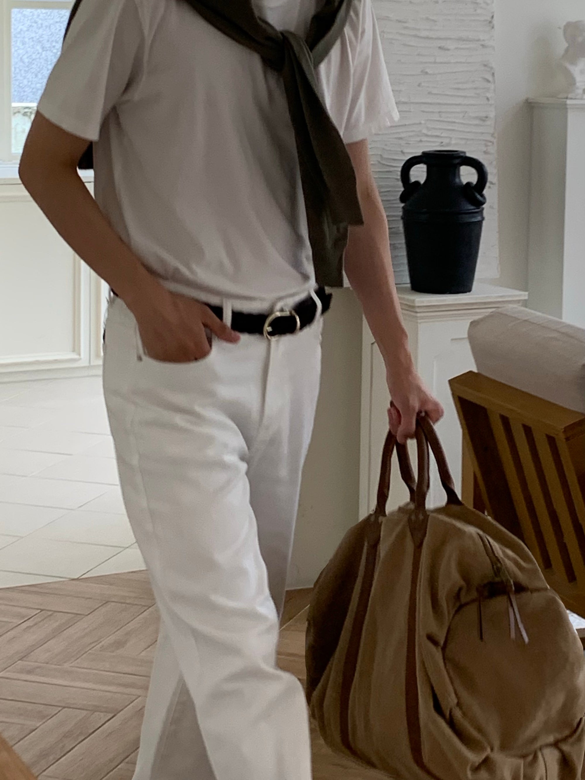 Canvas Boston Bag