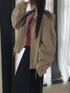 Cotton hooded field jacket