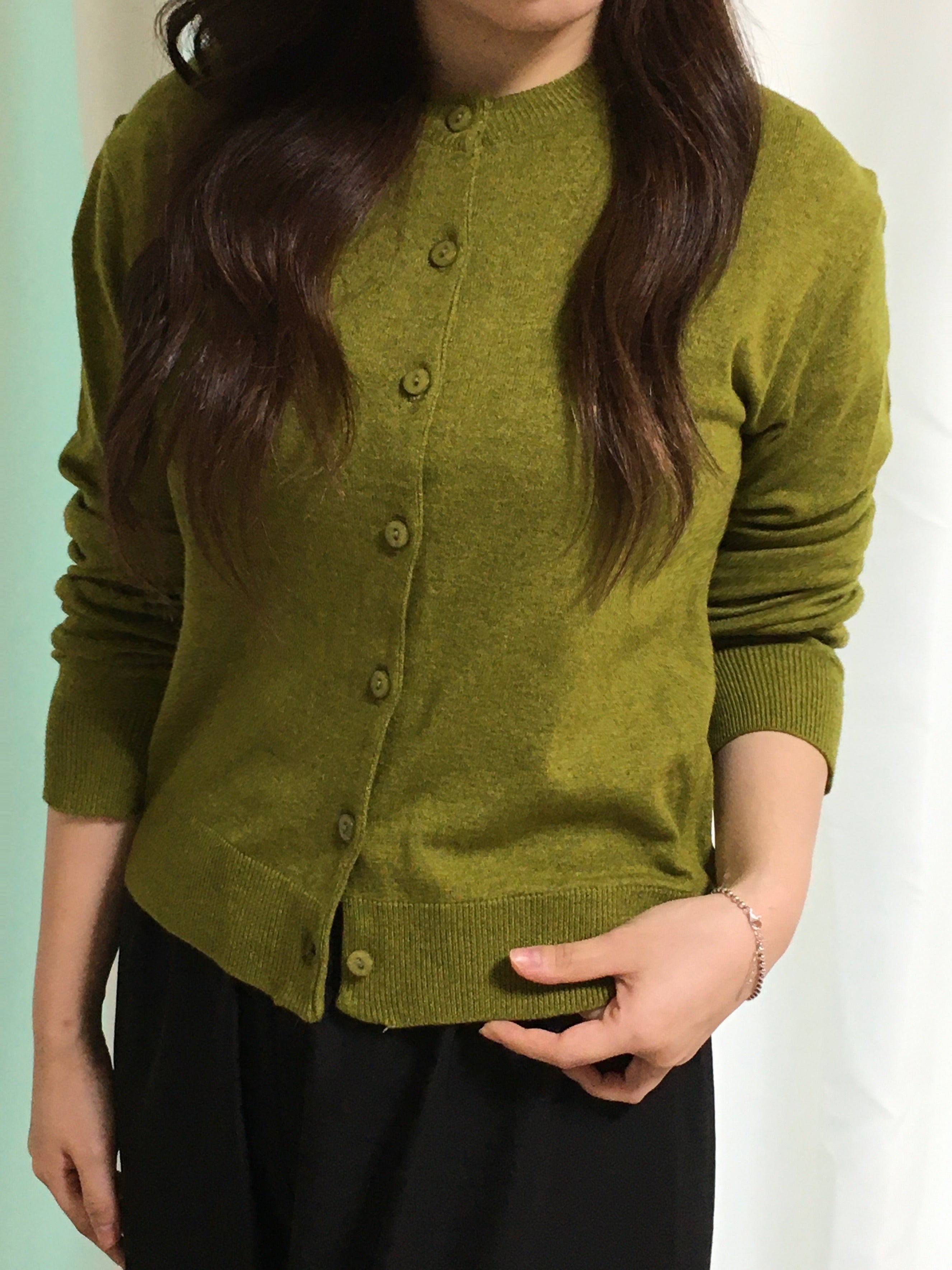 Classic Crew Neck Cardigan