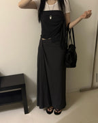 Draped Long Skirt