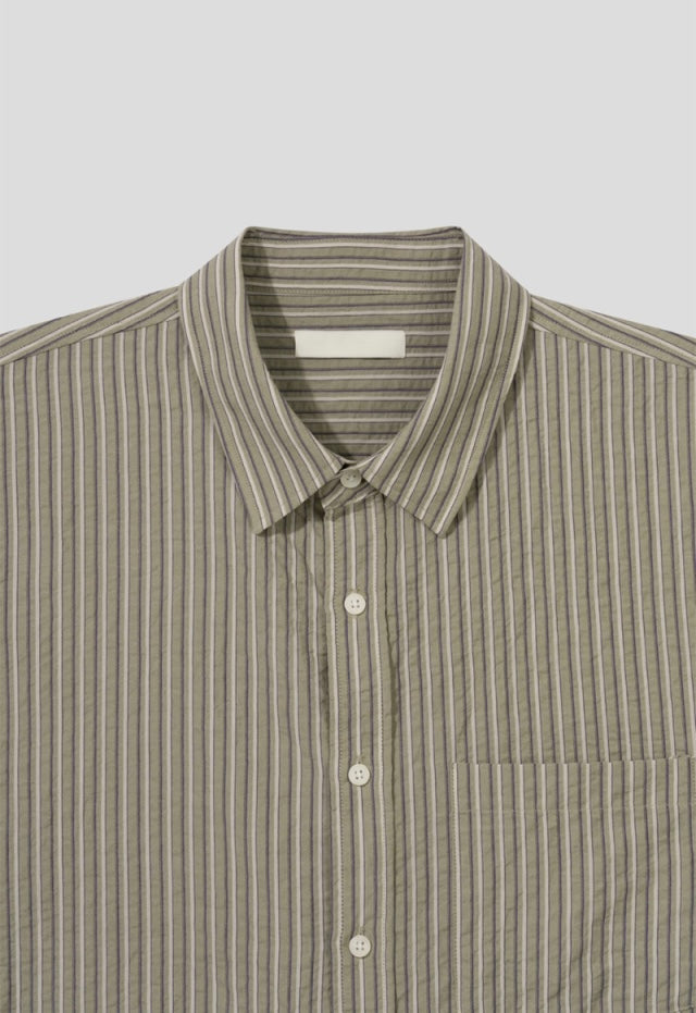 Striped Seersucker Shirt