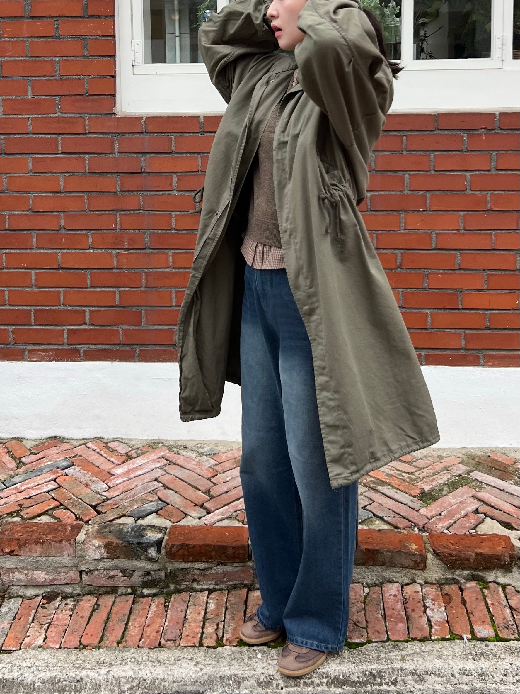 Wide Denim Pants