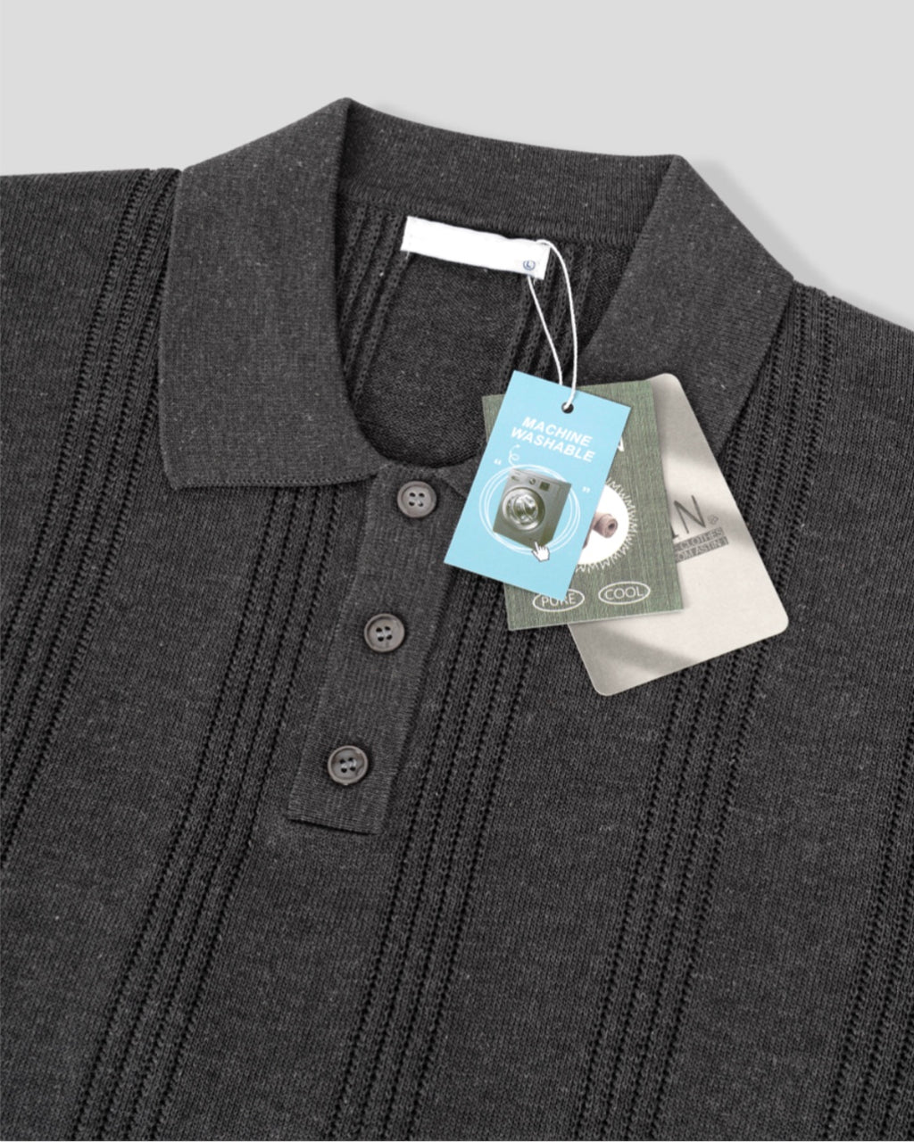 Plezen Linen Polo Knit