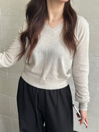 Classic V- neck Knit