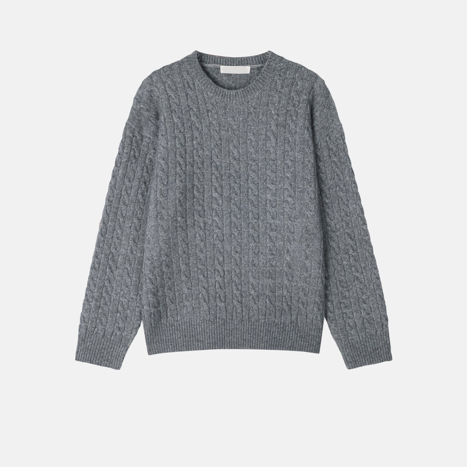 Cropped Cable Soft Wool Knit