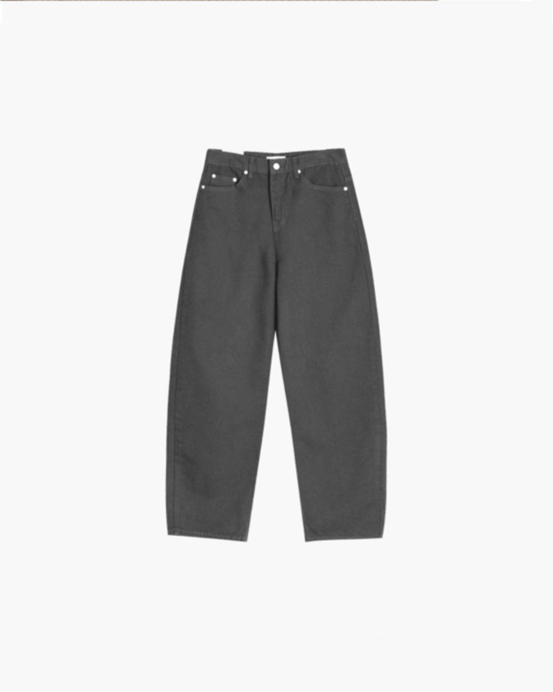 Curved Cotton Pants