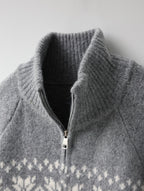 Snowflake Nordic Winter Zip-Up