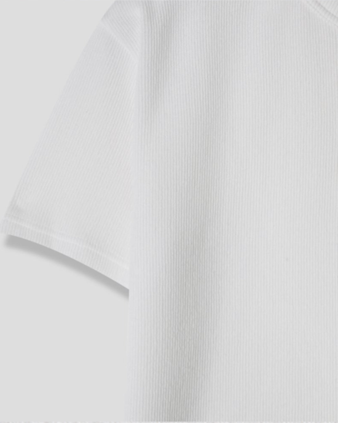 Ribbed Henley Knit Tee