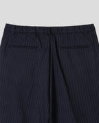 Striped Bermuda Pants