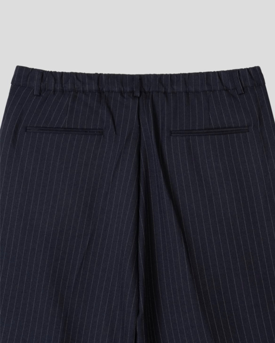 Striped Bermuda Pants