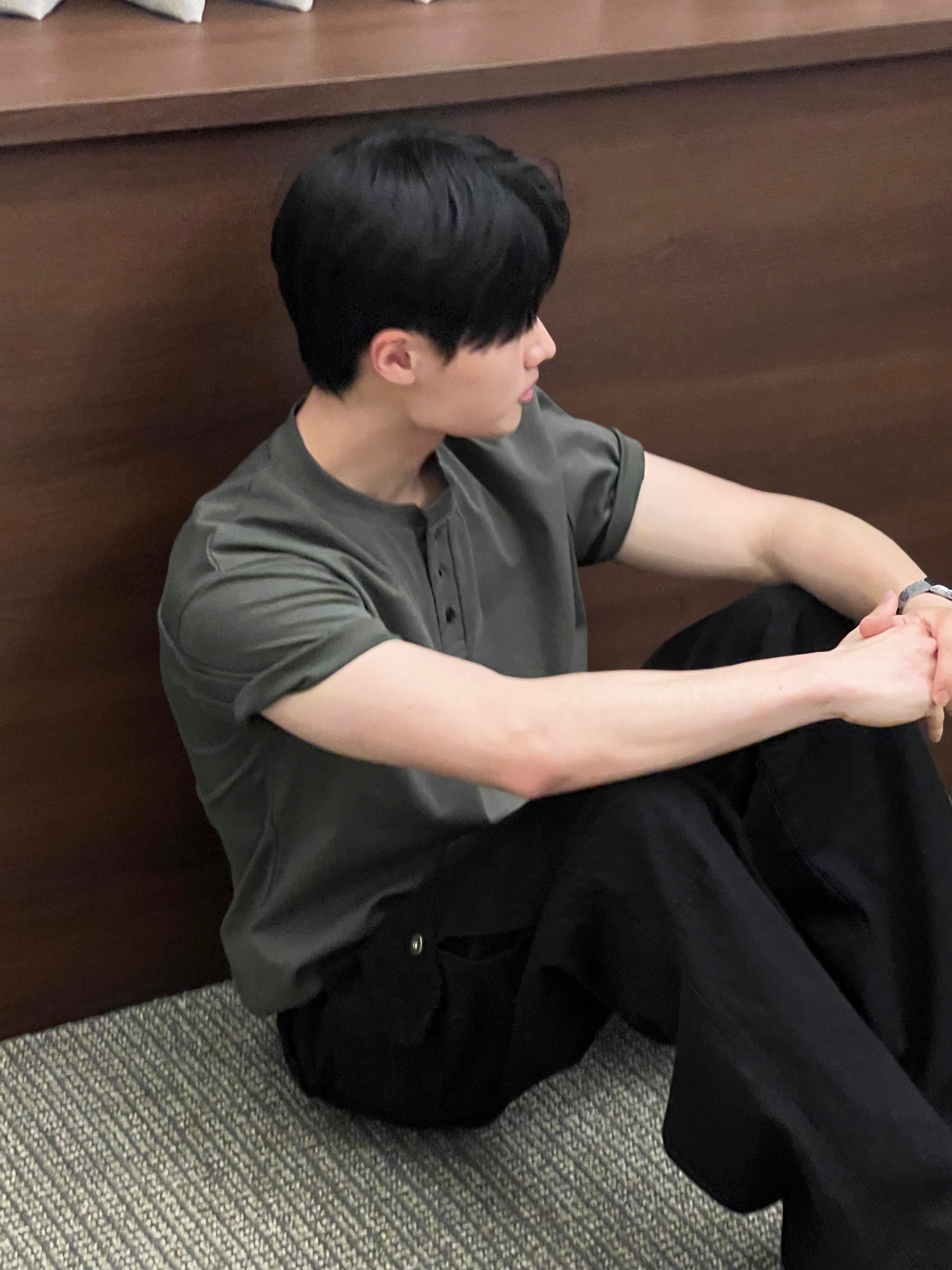 4-Way Stretch Henley T-shirt