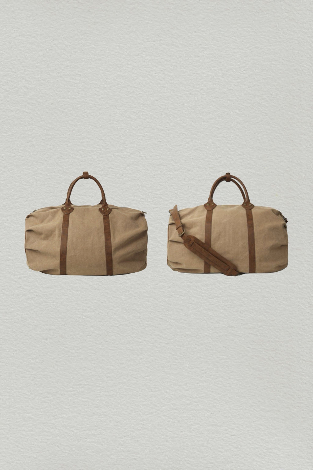 Canvas Boston Bag