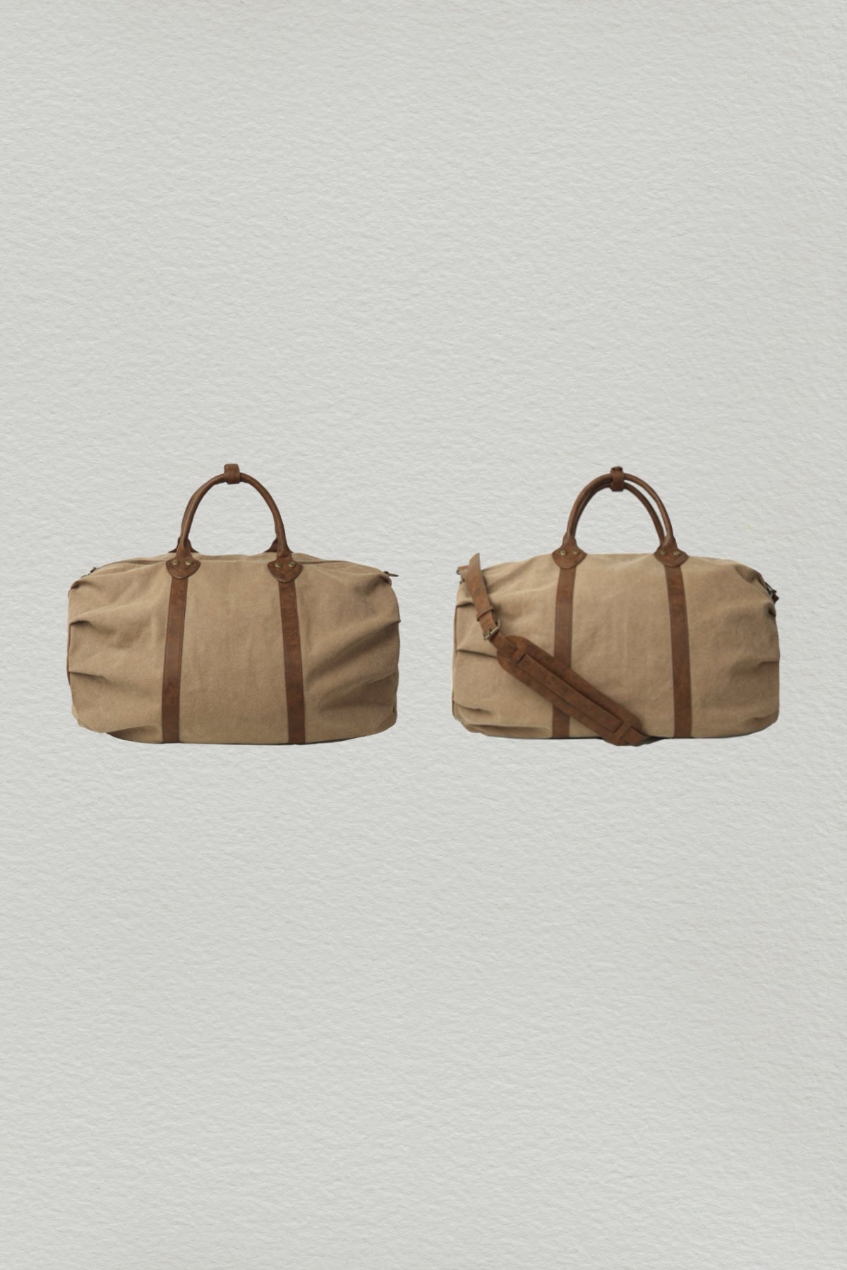Canvas Boston Bag