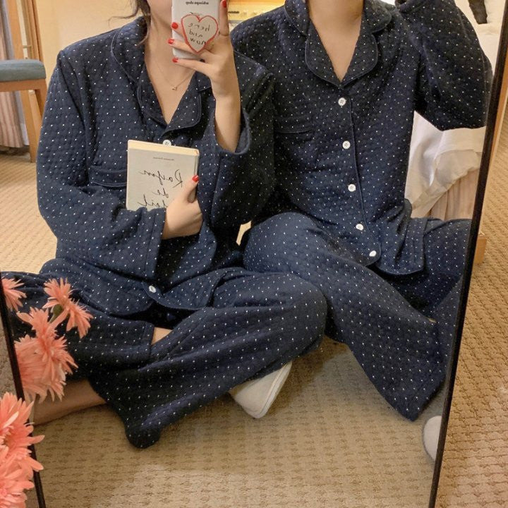 Soft Dot Quilted Set