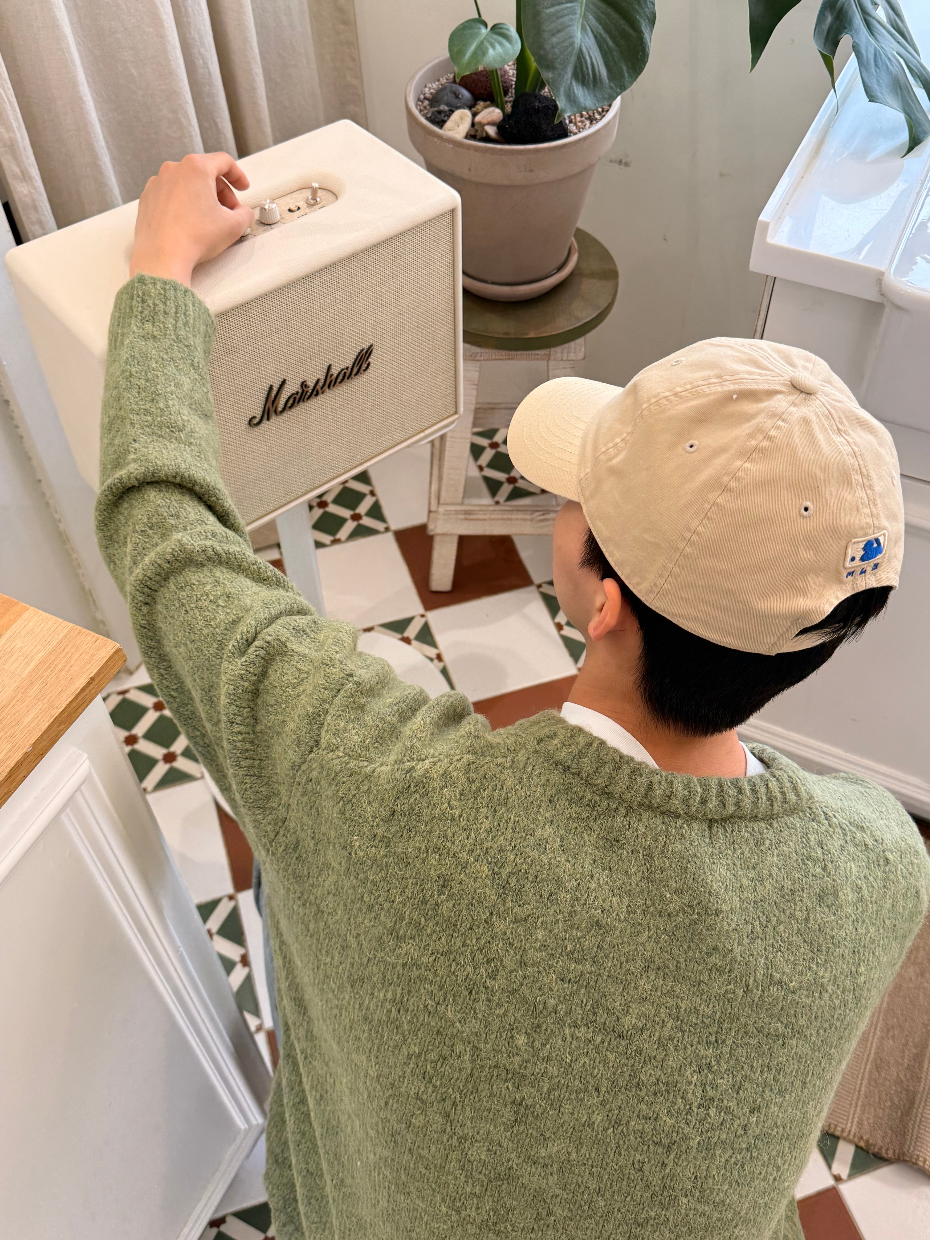 Alpaca Soft Round Knit Cardigan