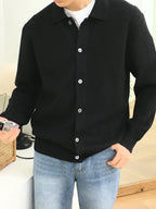 Classic Button Collar Knit