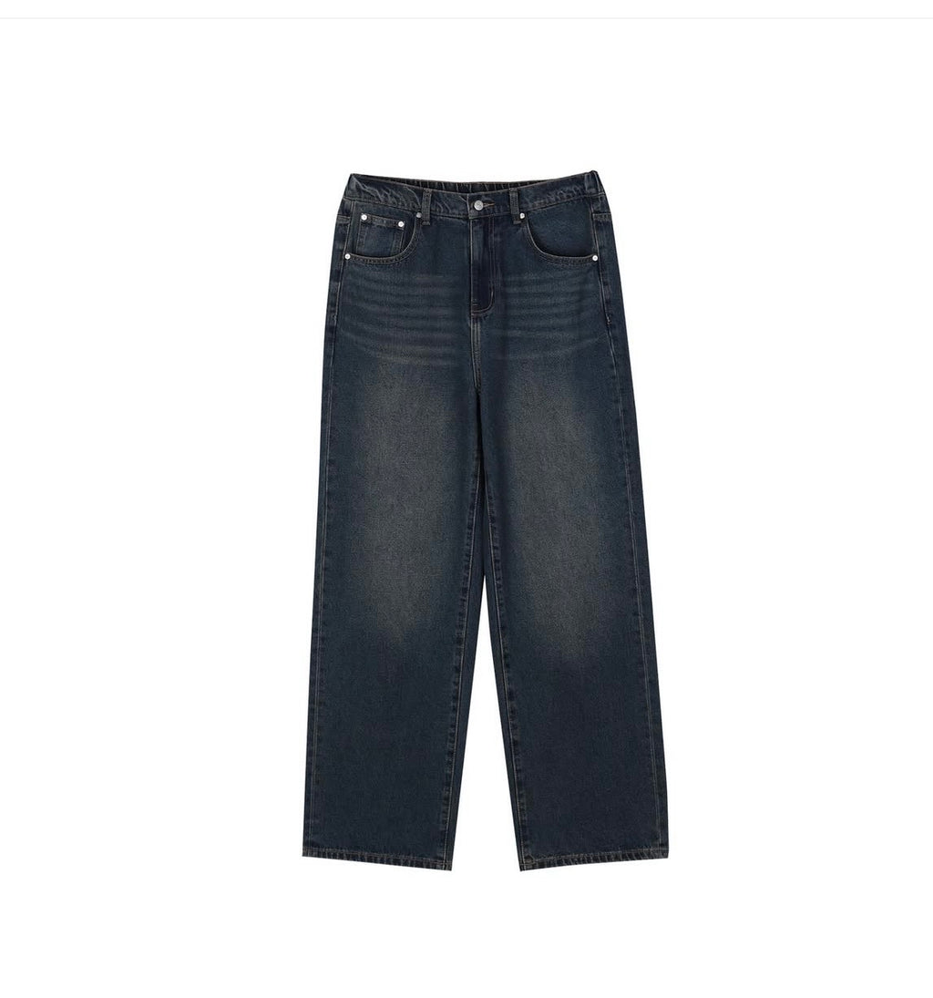 Washed Wide Denim