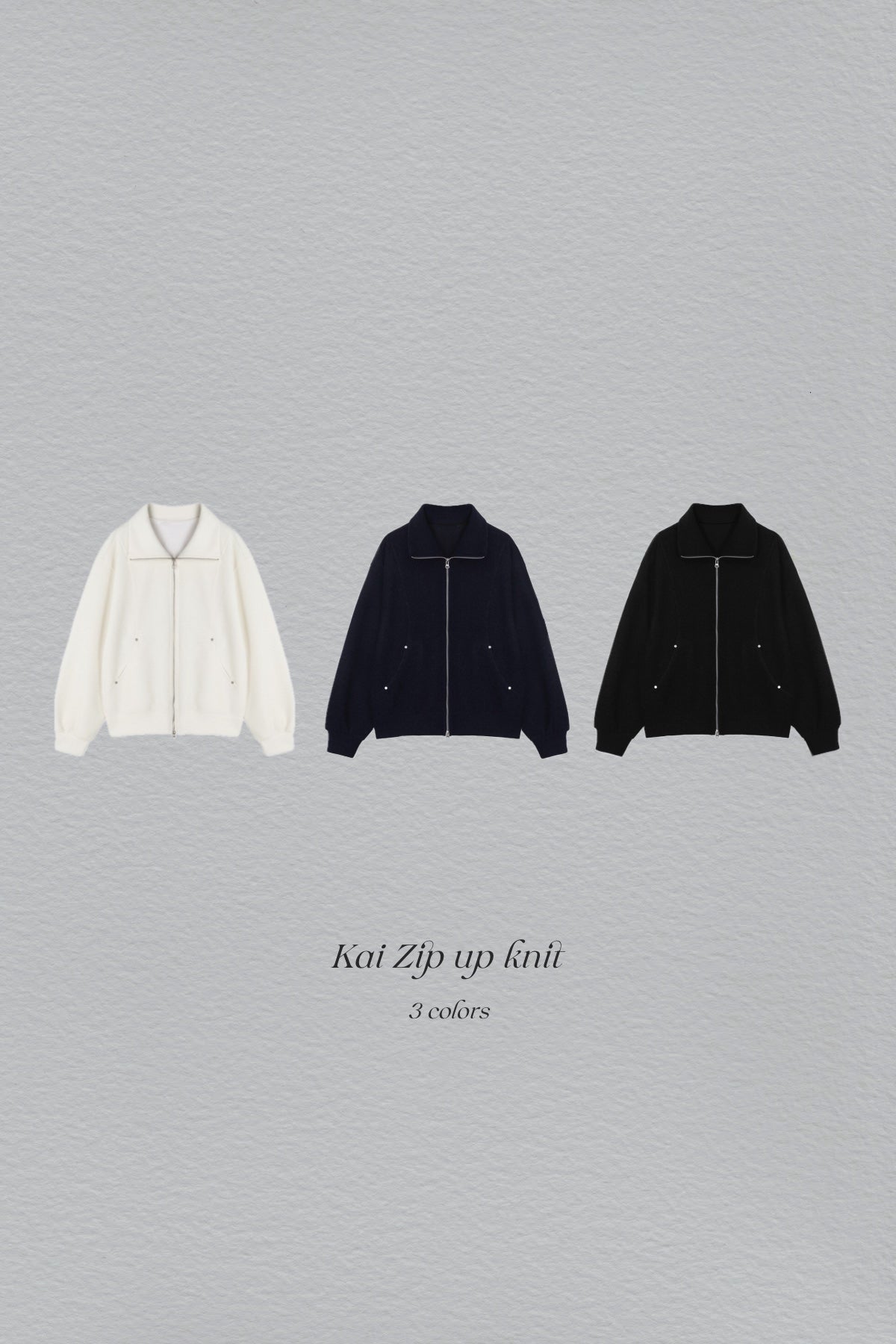 Kai Zip up knit