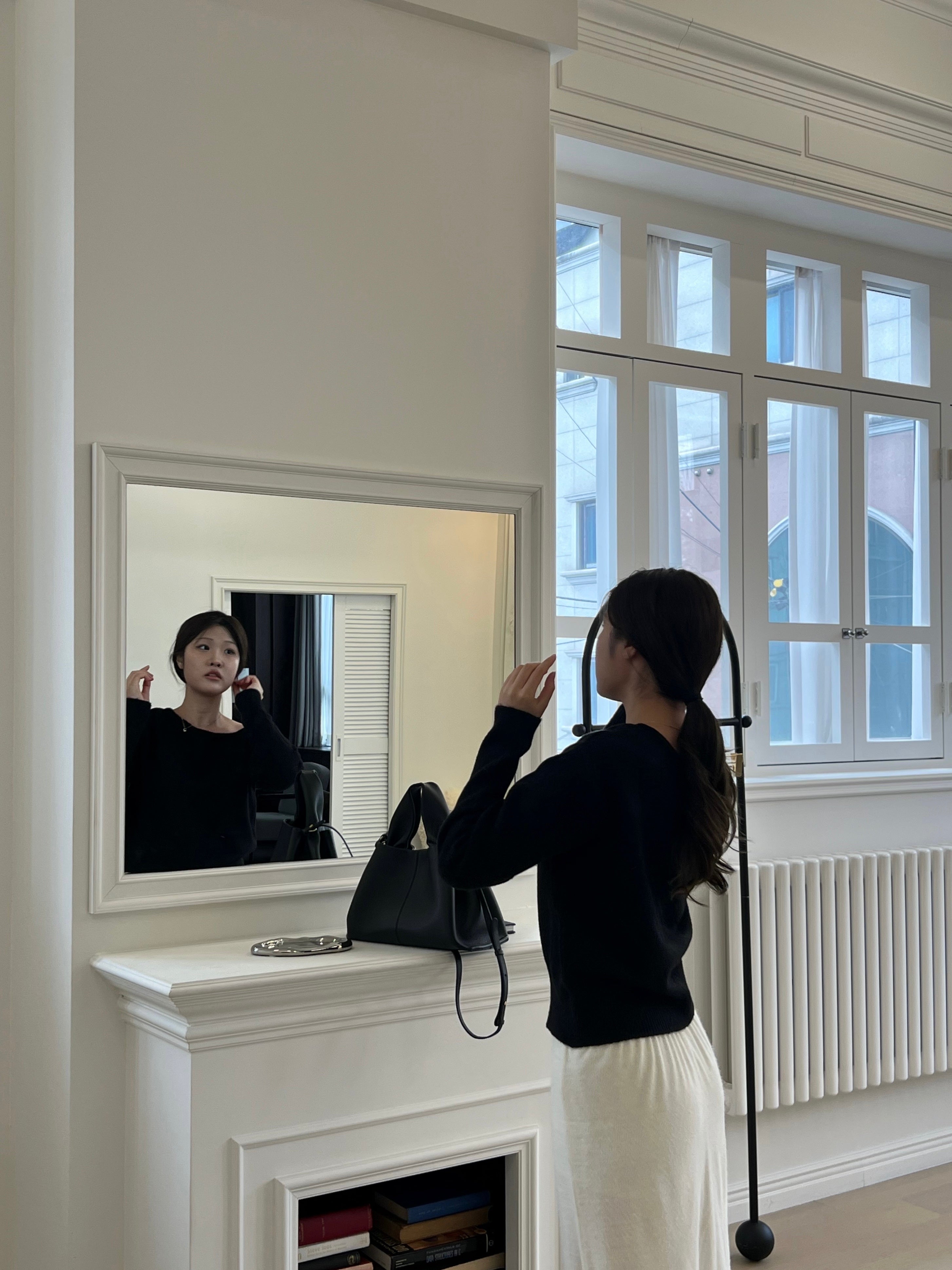 Soft Cashmere One-Shoulder Knit