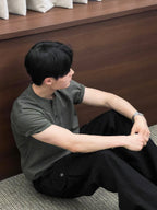 4-Way Stretch Henley T-shirt