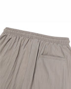 Nylon Wide-Leg Pants
