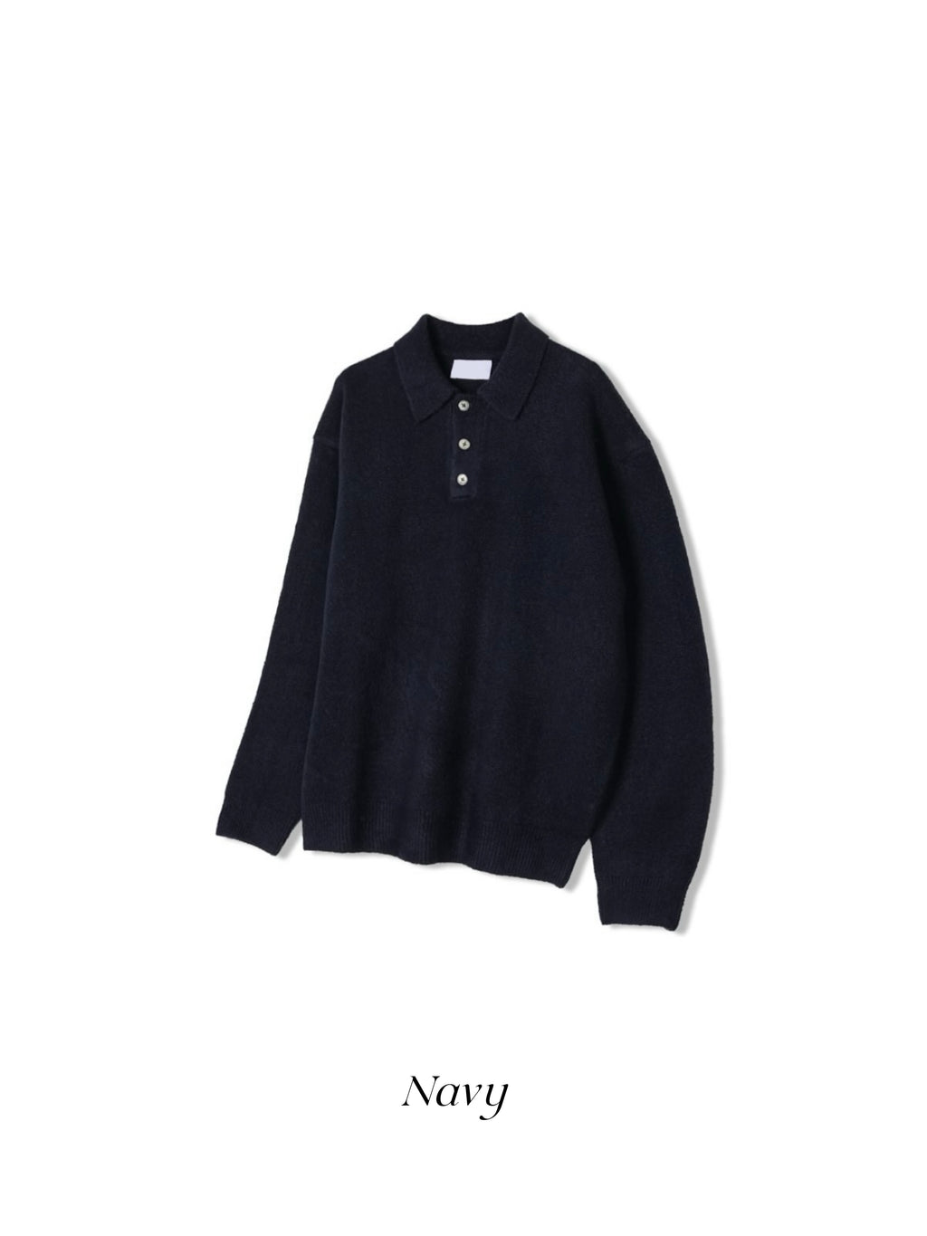 Heritage 5-Gauge Button Collar Knit