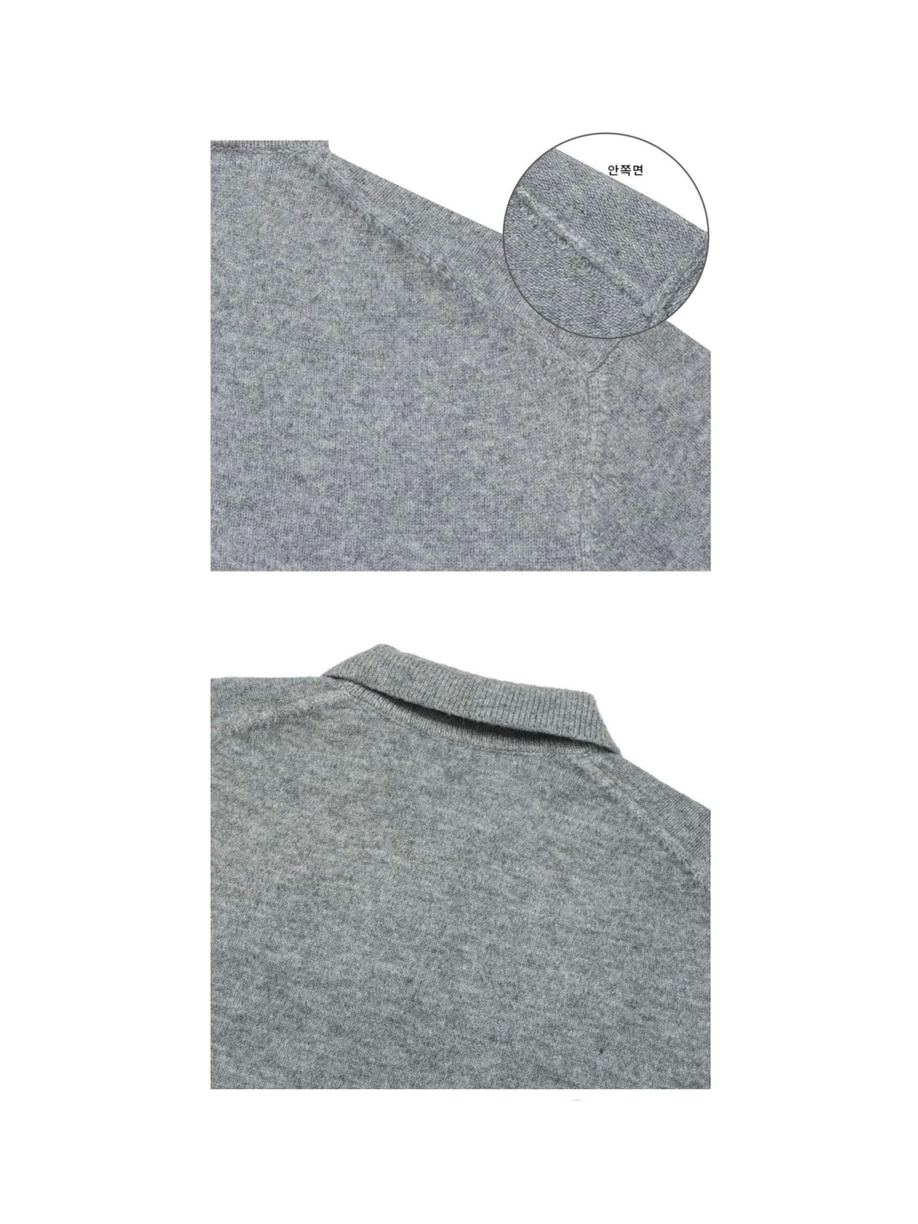 Heritage 5-Gauge Button Collar Knit