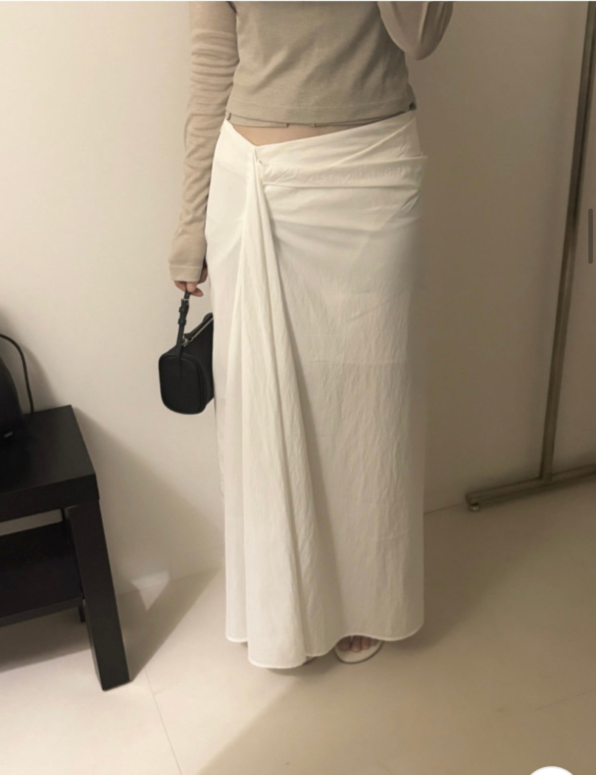 Draped Long Skirt