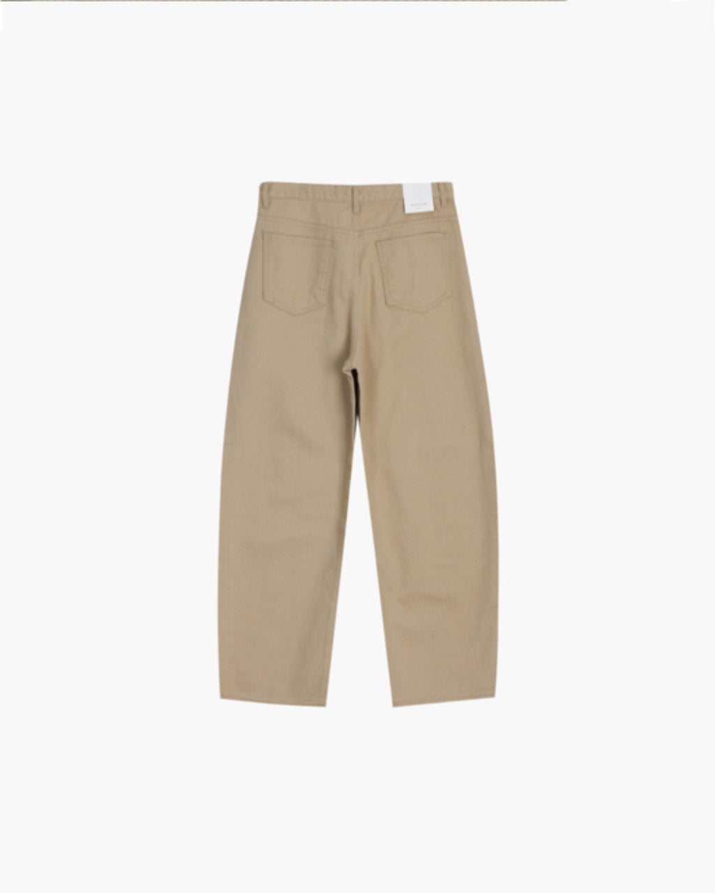 Curved Cotton Pants
