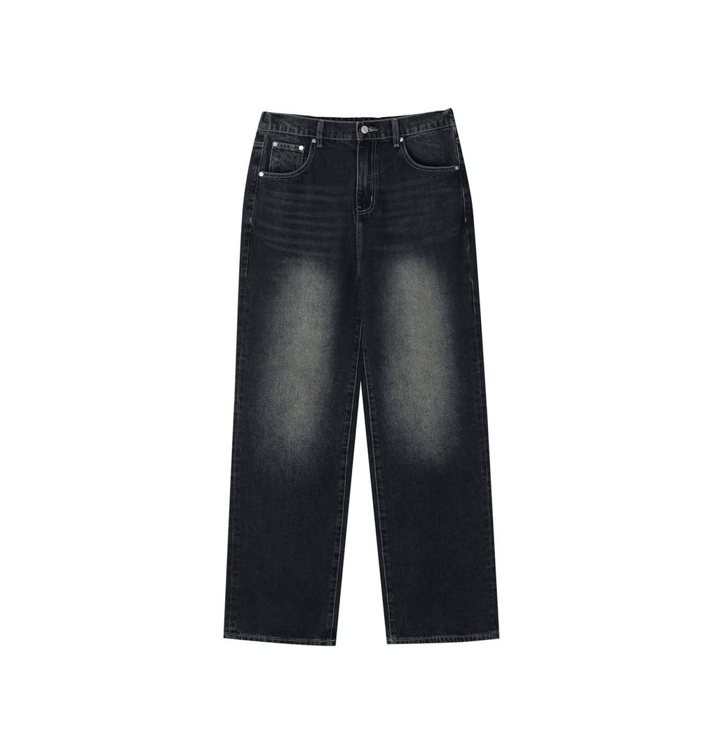 Washed Wide Denim