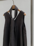 Tie Sleeveless Blouse