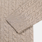 Cropped Cable Soft Wool Knit