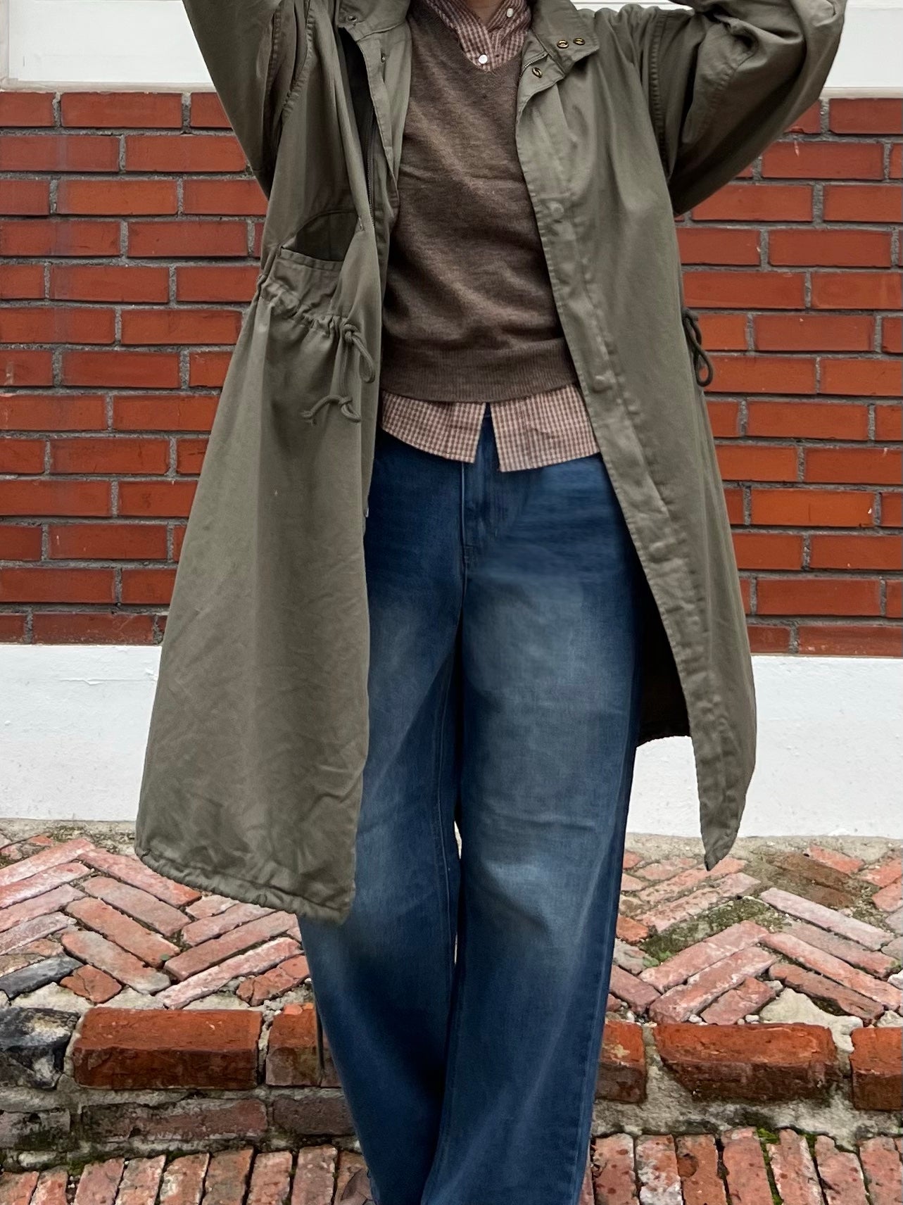 Wide Denim Pants