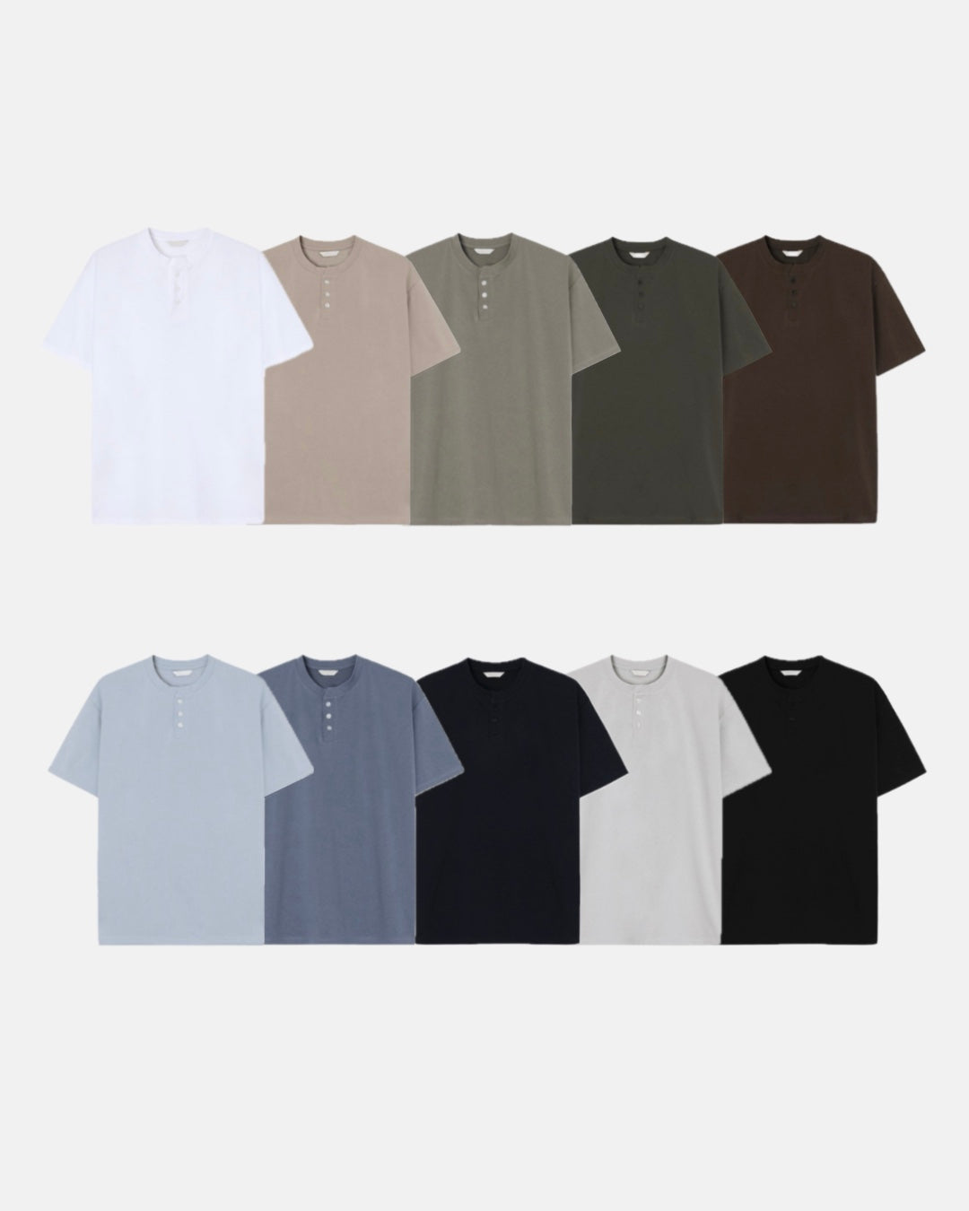4-Way Stretch Henley T-shirt
