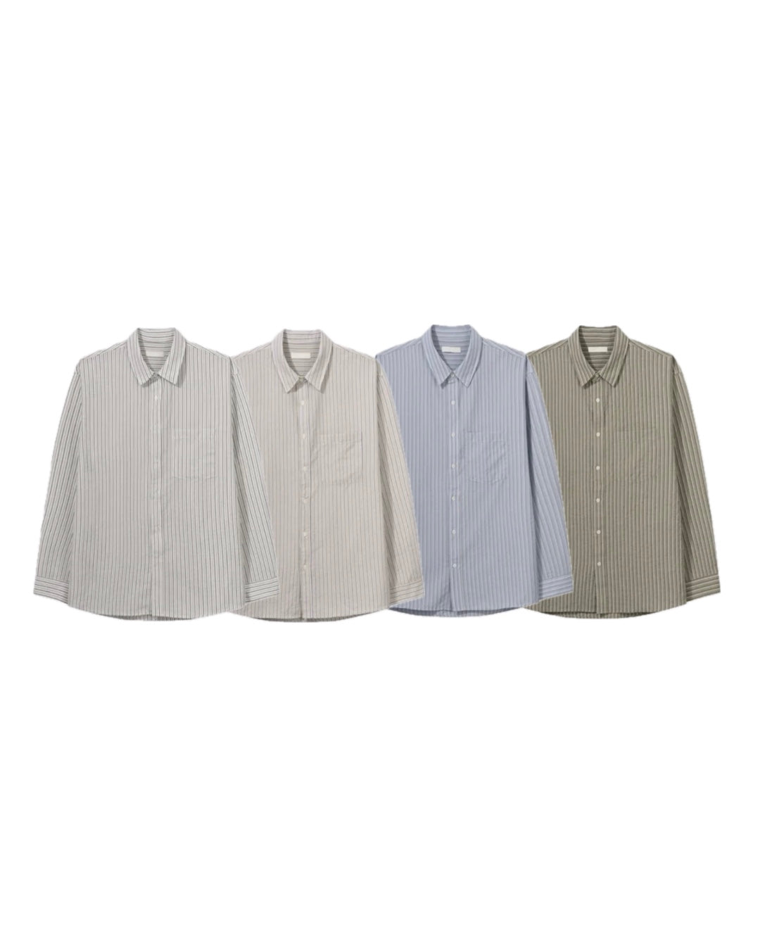 Striped Seersucker Shirt