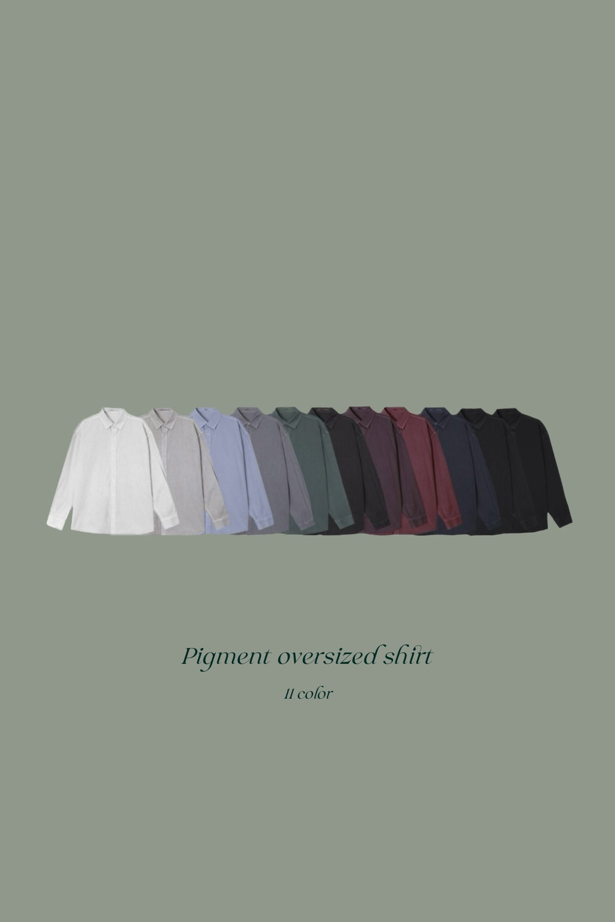 Pigment oversized shirt / Pigment-Oversized-Hemd